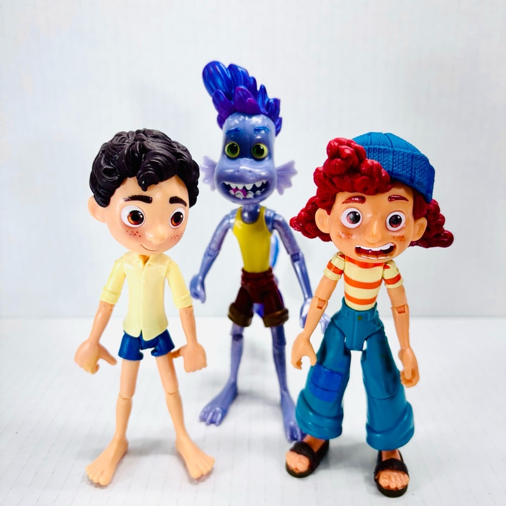 Disney’s Pixar Luca Alberto Scorfano, Luca Paguro & Giulia Posable Figures